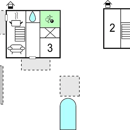 Three-bedroom In بيت للعطل Janjina